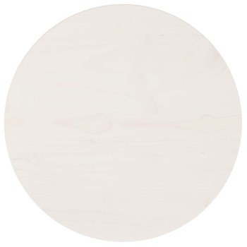 Fehér tömör fenyőfa kerek asztallap ø40 x 3 cm