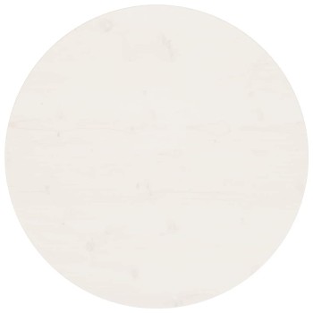 Fehér tömör fenyőfa kerek asztallap ø70 x 3 cm
