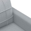 Világosszürke szövet kanapéfotel 60 cm