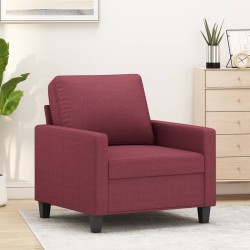 Bordó szövet kanapéfotel 60 cm