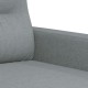 Kétszemélyes világosszürke szövetkanapé 120 cm Kétszemélyes világosszürke szövetkanapé 120 cm