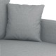 Kétszemélyes világosszürke szövetkanapé 120 cm Kétszemélyes világosszürke szövetkanapé 120 cm