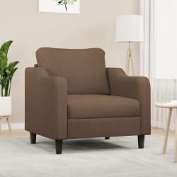 Barna szövet kanapéfotel 60 cm