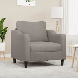 Tópszínű szövet kanapéfotel 60 cm