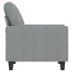 Világosszürke szövet kanapéfotel 60 cm Világosszürke szövet kanapéfotel 60 cm