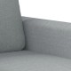 Világosszürke szövet kanapéfotel 60 cm Világosszürke szövet kanapéfotel 60 cm