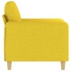 Világossárga szövet kanapéfotel 60 cm Világossárga szövet kanapéfotel 60 cm