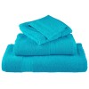 Prémium szaunatörölköző solund 10 db türkizkék 80 x 200 cm 600 g/m²