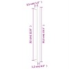 10 db bronz rozsdamentes acél szekrényfogantyú 320 mm