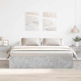 Betonszürke ágykeret 200 x 200 cm