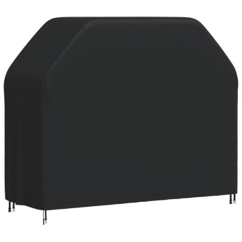 Fekete 420d oxford szövet grillsütőhuzat 140 x 58 x 106 cm