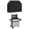 Fekete 420d oxford szövet grillsütőhuzat 140 x 58 x 106 cm