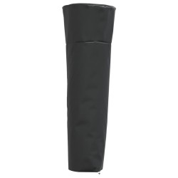 Fekete 420d oxford szövet piramis alakú fűtőhuzat 86x47x241 cm