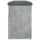 Betonszürke szerelt fa cipőtároló pad 82 x 32 x 45,5 cm