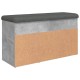 Betonszürke szerelt fa cipőtároló pad 82 x 32 x 45,5 cm
