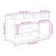 Betonszürke szerelt fa cipőtároló pad 82 x 32 x 45,5 cm