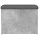 Betonszürke szerelt fa tárolópad 62 x 42 x 45 cm