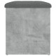 Betonszürke szerelt fa tárolópad 62 x 42 x 45 cm
