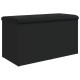 Fekete szerelt fa tárolópad 82 x 42 x 45 cm Fekete szerelt fa tárolópad 82 x 42 x 45 cm