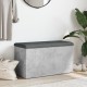 Betonszürke szerelt fa tárolópad 82 x 42 x 45 cm Betonszürke szerelt fa tárolópad 82 x 42 x 45 cm