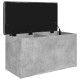 Betonszürke szerelt fa tárolópad 82 x 42 x 45 cm Betonszürke szerelt fa tárolópad 82 x 42 x 45 cm
