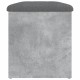 Betonszürke szerelt fa tárolópad 82 x 42 x 45 cm Betonszürke szerelt fa tárolópad 82 x 42 x 45 cm