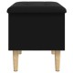 Fekete szerelt fa tárolópad 62x42x46 cm Fekete szerelt fa tárolópad 62x42x46 cm