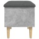 Betonszürke szerelt fa tárolópad 62x42x46 cm