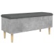 Betonszürke szerelt fa tárolópad 102x42x46 cm