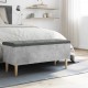 Betonszürke szerelt fa tárolópad 102x42x46 cm