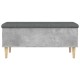 Betonszürke szerelt fa tárolópad 102x42x46 cm