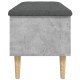 Betonszürke szerelt fa tárolópad 102x42x46 cm