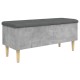 Betonszürke szerelt fa tárolópad 102x42x46 cm