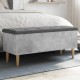 Betonszürke szerelt fa tárolópad 102x42x46 cm