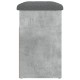 Betonszürke szerelt fa cipőtároló pad 62 x 32 x 50 cm