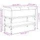 Barna tölgy színű szerelt fa cipőtároló pad 62 x 32 x 45 cm