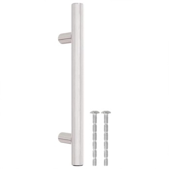 10 db ezüst rozsdamentes acél szekrényfogantyú 96 mm
