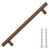 10 db bronz rozsdamentes acél szekrényfogantyú 160 mm