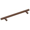 10 db bronz rozsdamentes acél szekrényfogantyú 160 mm