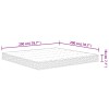 Bonnell rugós matrac közepes méretű 200 x 200 cm king size