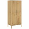 Floro viaszbarna tömör fenyőfa szekrény 77 x 53 x 171 cm
