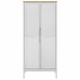 Floro fehér tömör fenyőfa szekrény 77 x 53 x 171 cm Floro fehér tömör fenyőfa szekrény 77 x 53 x 171 cm