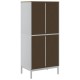 Floro fehér tömör fenyőfa szekrény 77 x 53 x 171 cm Floro fehér tömör fenyőfa szekrény 77 x 53 x 171 cm