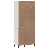 Viken fehér tömör fenyőfa magasszekrény 80 x 40 x 190 cm