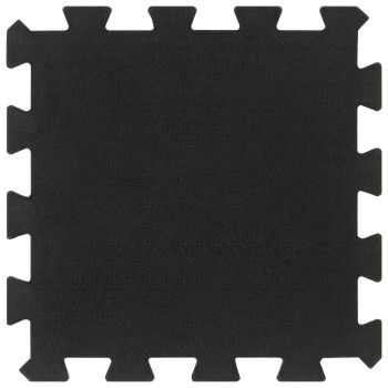 9 db fekete gumi padlólap 16 mm 30 x 30 cm