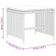 4 db barna polyrattan kerti szék párnával 41 x 41 x 36 cm