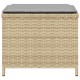 4 db vegyes bézs polyrattan kerti szék párnával 41 x 41 x 36 cm 4 db vegyes bézs polyrattan kerti szék párnával 41 x 41 x 36 cm