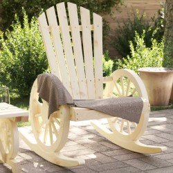 Tömör fenyőfa adirondack hintaszék