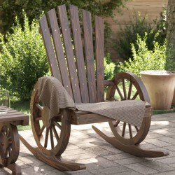 Tömör fenyőfa adirondack hintaszék