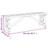 Tömör fenyőfa kerti pad 115 cm
